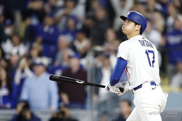 일반 배트를 사용 중인 오타니 쇼헤이. 사진=게티이미지코리아