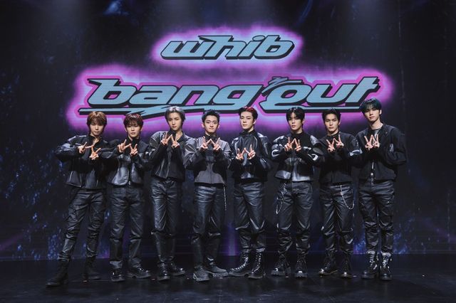 ‘5세대 하이엔드 그룹’ 휘브가 ‘뱅 아웃’(Bang Out)을 들고 9일 컴백했다. 사진제공|씨제스 스튜디오