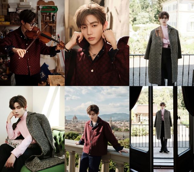 제로베이스원의 멤버 장하오가 이탈리아 피렌체에서 열린 구찌 패션쇼에 참석해 K팝 아티스트로써 위상을 떨쳤다. 사진 제공 | 웨이크원