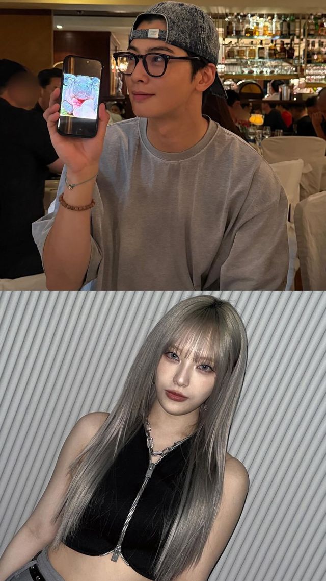 차은우, 수아 소셜 캡처