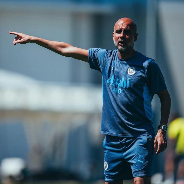 맨시티의 펩 과르디올라 감독은 잭 그릴리쉬의 거취에 대한 물음에 “결정된 바 없다”는 입장만 되풀이하고 있다. 사진출처｜맨체스터 시티 페이스북