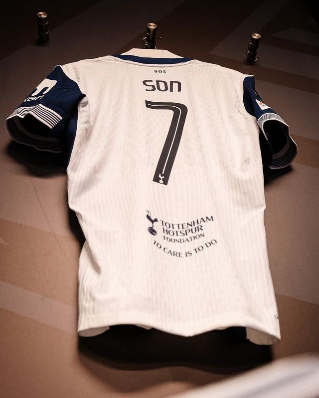 토트넘 주장 손흥민의 UCL 파이널 유니폼. 사진출처｜토트넘 홋스퍼 페이스북