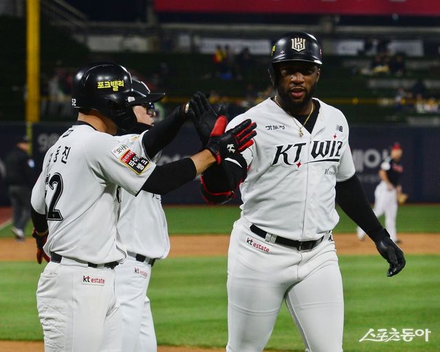 KT 멜 로하스 주니어(오른쪽). 스포츠동아DB