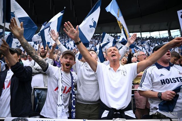 토트넘 홋스퍼 스타디움의 관중. 사진=게티이미지코리아