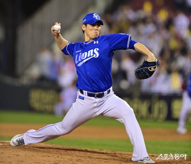 삼성 박진만 감독은 당분간 김재윤을 추격조로 활용하겠다는 뜻을 전했다. 스포츠동아 DB