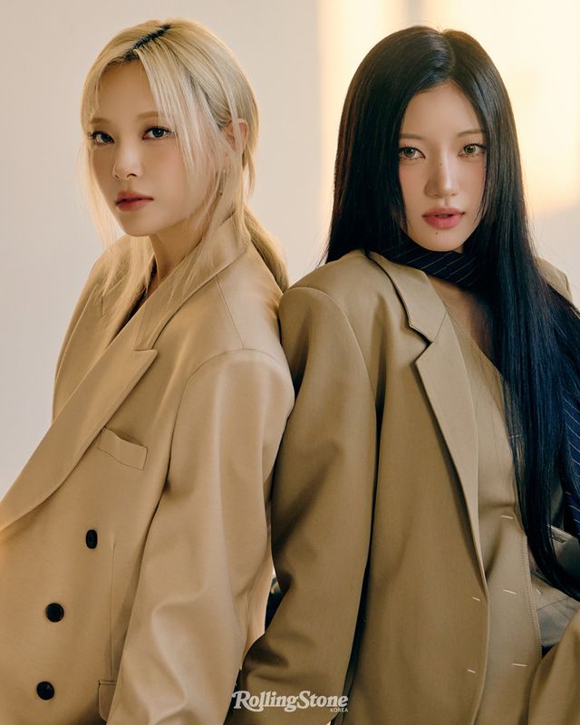 빌리 문수아(왼쪽)와 시윤. 사진제공ㅣ롤링스톤 코리아