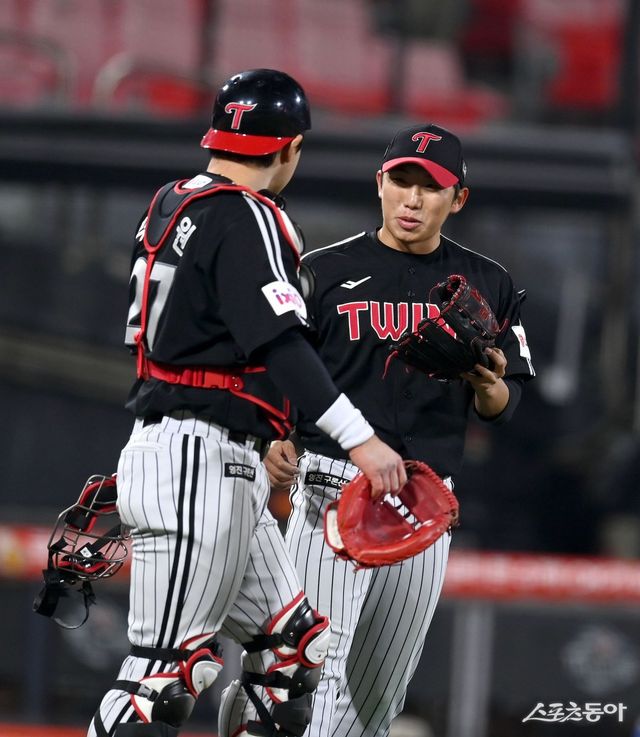 LG 박명근(오른쪽). 스포츠동아DB