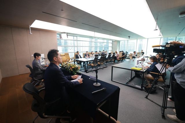 한국프로탁구연맹이 다음달 6일부터 KTTL을 다시 열기로 했다. 29일 서울 강남구 역삼동에서 열린 기자간담회를 통해 KTTL 운영방안을 설명하는 연맹 관계자들. 사진제공│한국프로탁구연맹