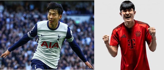 축구국가대표팀의 핵심자원 손흥민(왼쪽)과 김민재가 이번 시즌 부상에 고전하고 있다. 손흥민은 지난달 11일부터 개점휴업에 들어갔고, 김민재 역시 최근 잔여시즌 휴식을 부여받았다. 다음달 북중미월드컵 아시아 최종 예선 2연전을 앞둔 대표팀은 이들의 회복이 절실하다. 사진출처｜토트넘 홋스퍼·바이에른 뮌헨 공식 홈페이지