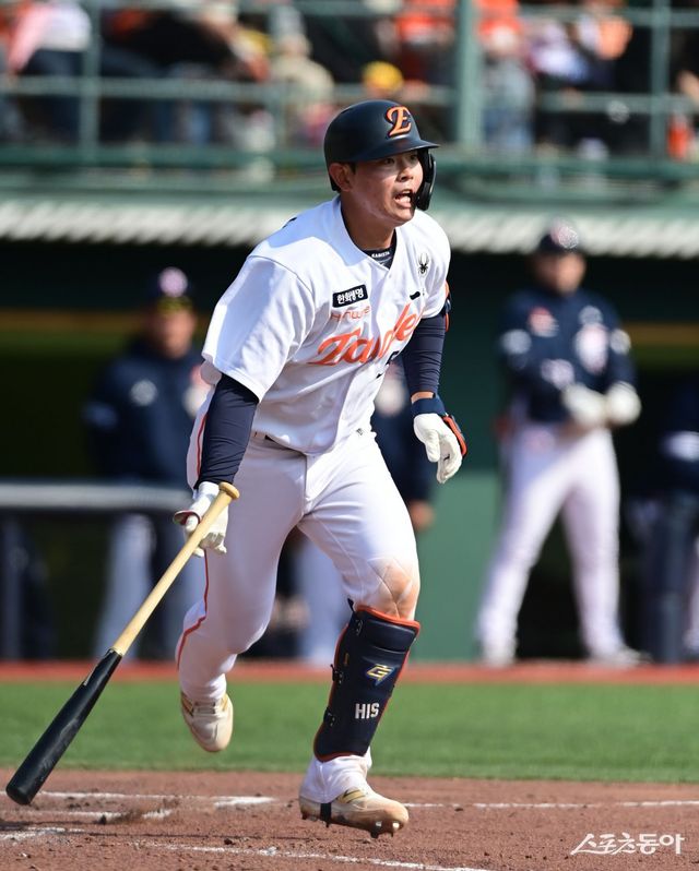 25년 3월 9일 청주. 한화 타자 허인서. 주현희 기자 teth1147@donga.com