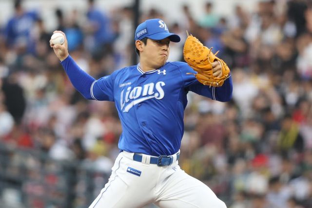 삼성 양창섭은 11일 광주 KIA전 호투로 눈길을 끌었다. 마운드 운영에 고민 많은 팀에 큰 힘이 되어주리라 많은 기대가 뒤따르고 있다. 사진제공｜삼성 라이온즈