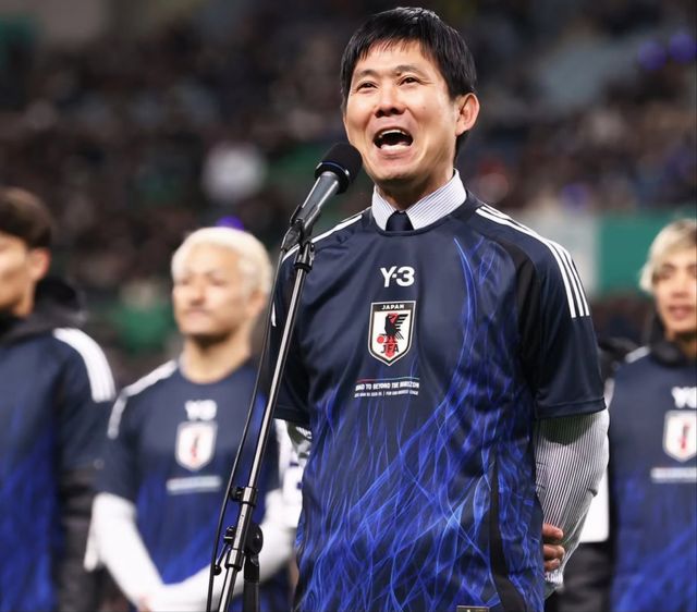 모리야스 하지메 일본축구대표팀 감독은 3년 전 카타르월드컵 16강을 넘어 1년 앞으로 다가온 북중미월드컵에서 우승을 목표하고 있다. 사진출처｜JFA 인스타그램