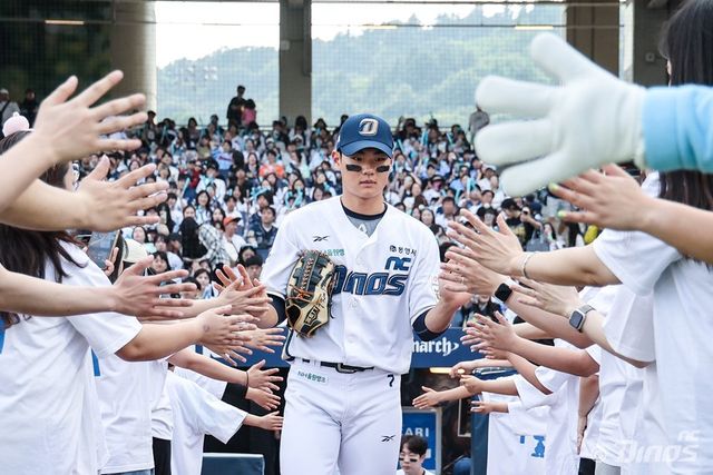 NC 김주원은 13일 창원 NC전부터 팀의 리드오프로 나서고 있다. 출루와 주루 능력을 앞세워 공격의 첨병을 맡아야 한다. 사진제공｜NC 다이노스