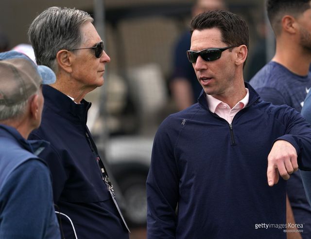 존 헨리 보스턴 레드삭스 구단주-크레이그 브레슬로 보스턴 레드삭스 사장. 사진=게티이미지코리아