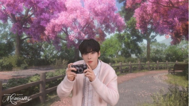 ‘차은우 VR 콘서트 : 메모리즈’의 한장면. 사진제공ㅣAMAZE