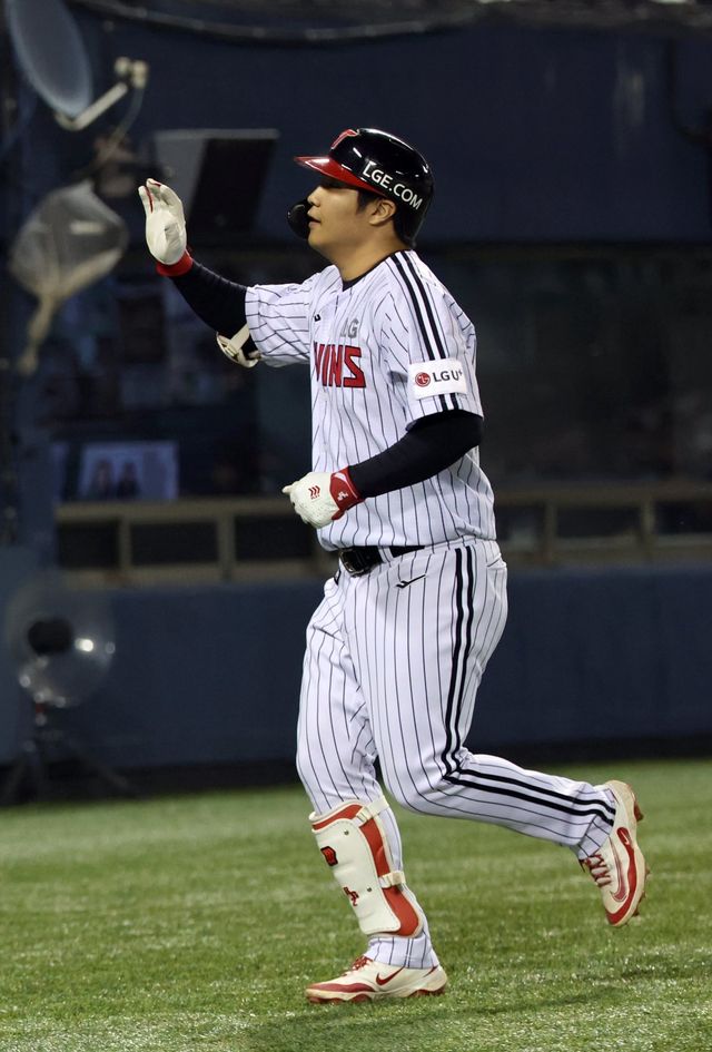 LG 문보경이 무안타 최다타점 신기록을 세웠다. 뉴시스