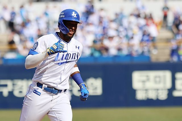 르윈 디아즈. 사진제공｜삼성 라이온즈