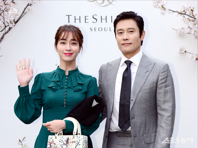 이민정·이병헌 부부. 스포츠동아DB