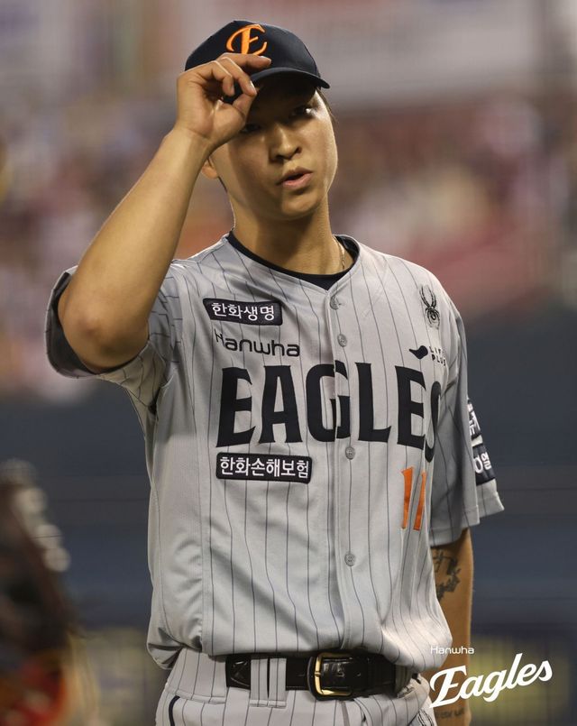 한화 엄상백의 분발이 절실하다. 올 시즌 최고의 기량을 선보이는 한화 선발진 중에서 무실점 투구를 한 번도 한 적 없는 투수는 엄상백뿐이다. 사진제공｜한화 이글스
