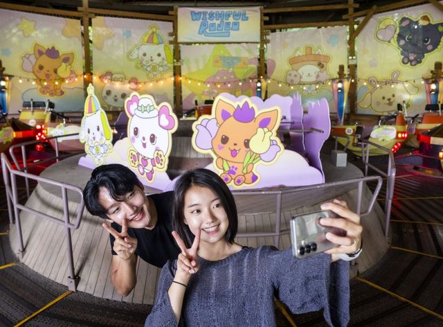 NCT WISH 테마로 꾸며진 에버랜드 어트랙션 챔피온쉽 로데오 사진제공｜에버랜드