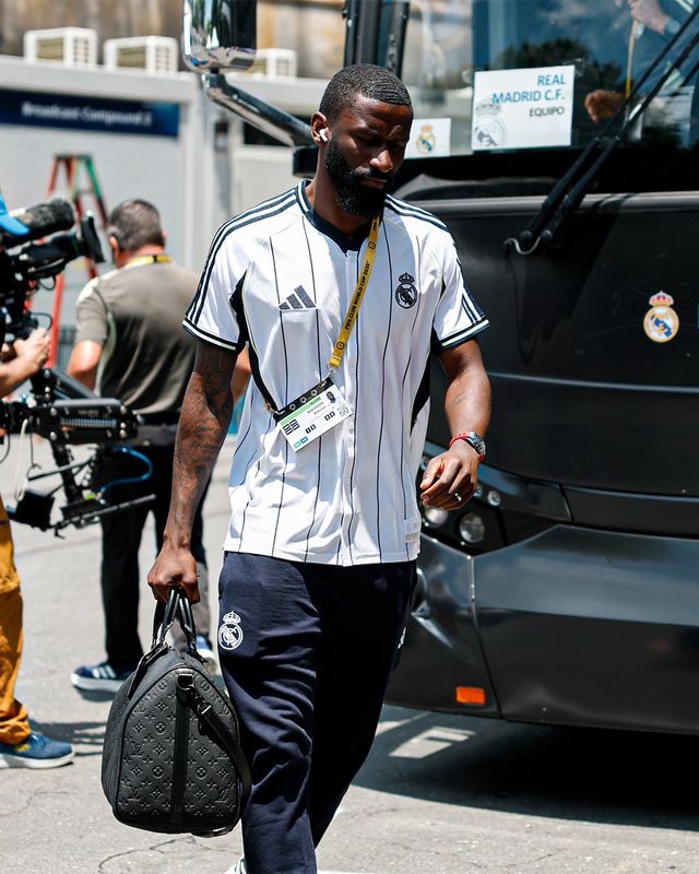 뤼디거는 23일(한국시간) 미국 샬럿 뱅크오브아메리카 스타디움에서 열린 파추카와&nbsp;클럽월드컵 조별리그 H조 2차전&nbsp;후반 추가시간&nbsp;심판에게 자신이 인종차별 피해를 받았다고&nbsp;주장했다. 사진출처｜레알 마드리드 페이스북