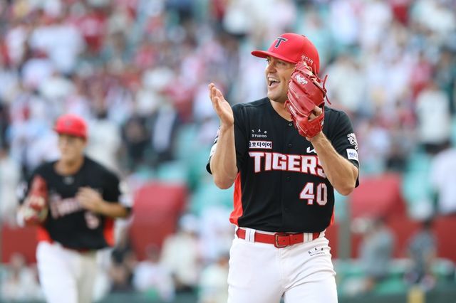 KIA 네일은 23일 관리 차원에서 1군 말소됐다. 그는 올해 97.1이닝을 던져 리그 최다 이닝 2위를 기록 중이다. 사진제공｜KIA 타이거즈