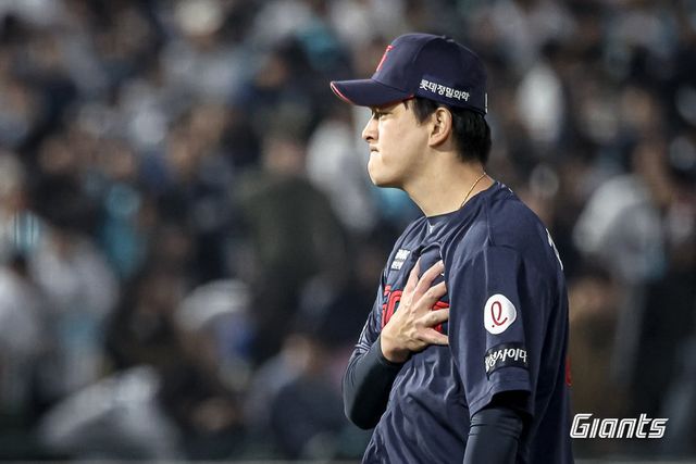 18일 사직 한화전부터 3연투한 롯데 마무리투수 김원중에게는 24일 창원 NC전이 비로 취소돼 회복할 시간이 하루 더 생겼다. 사진제공｜롯데 자이언츠