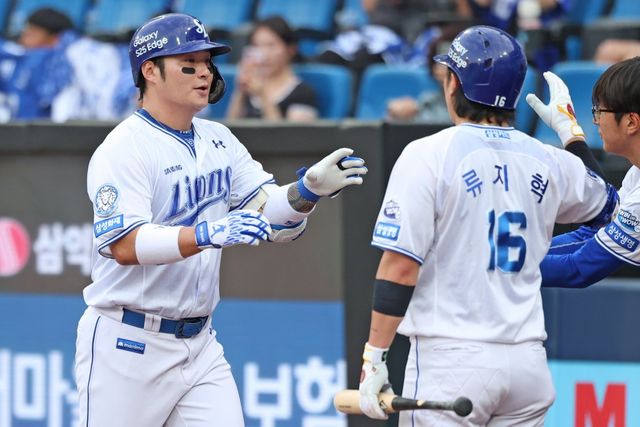 삼성 박병호(왼쪽). 사진제공｜삼성 라이온즈