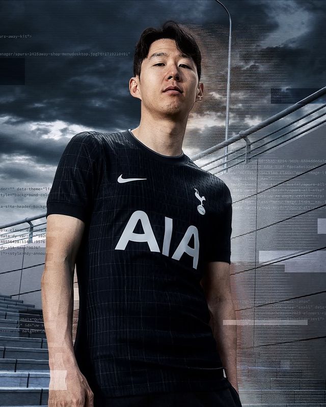 원정 유니폼 메인모델로 나선 손흥민. 사진출처｜토트넘 페이스북