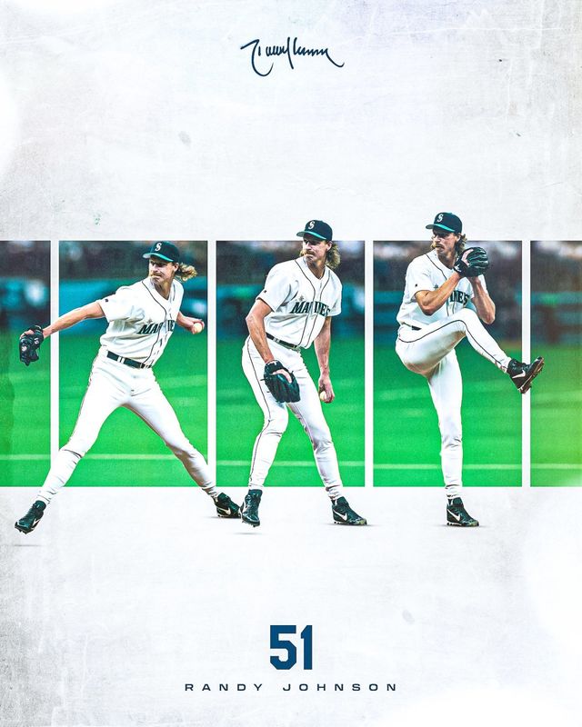 랜디 존슨. 사진=시애틀 매리너스 SNS