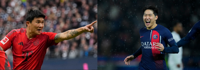 바이에른 뮌헨 김민재(왼쪽)와 PSG 이강인이 2025 FIFA 클럽월드컵에서 맞붙는다. 바이에른 뮌헨과 PSG는 6일(한국시간) 미국 조지아주 애틀랜타 메르세데스-벤츠 스타디움에서 대회 8강전을 펼친다. 이강인의 출전 가능성은 낮지 않아보이나, 부상 여파에 시달린 김민재는 결장이 유력하다. AP·신화뉴시스