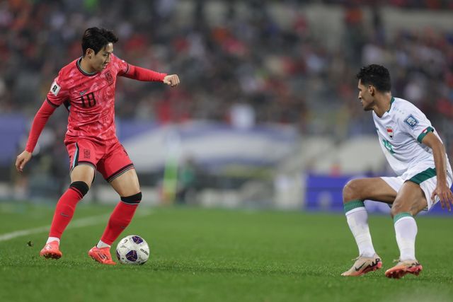 축구대표팀 공격 2선의 에너지 이강인(왼쪽). 사진제공｜대한축구협회