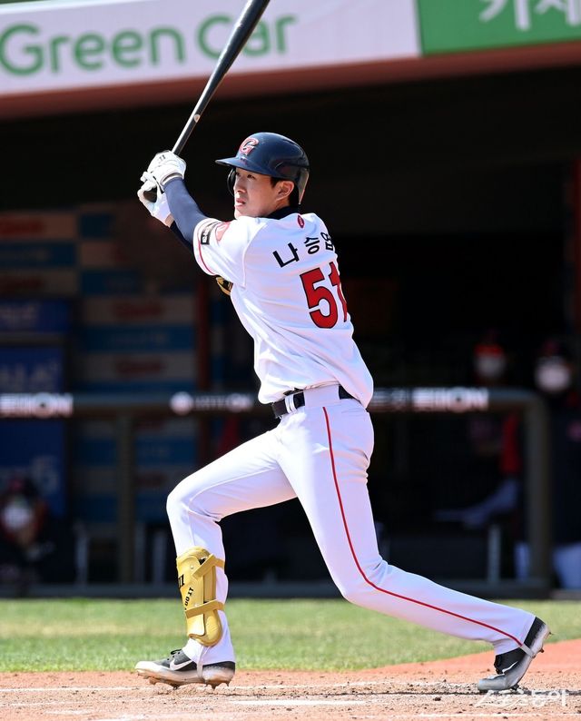 롯데 나승엽이 퓨처스 팀에서 훈련 도중 눈에 공을 맞는 부상을 당했다. 나승엽은 5일 동아대병원에 입원했고, 6일 중으로 안과 검진을 받을 예정이다. 스포츠동아 DB