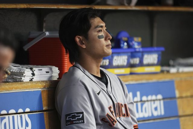 샌프란시스코 이정후는 뛰어난 공격 능력을 앞세워 팀의 순위 경쟁에 활력을 불어넣고 있다. 문제는 팀의 침체한 1루수 부문이다.｜AP뉴시스