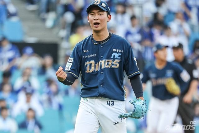 NC 신영우는 8일 대구 삼성전에서 선발등판해 5이닝 무안타 7탈삼진 사사구 4개로 강렬한 인상을 남겼다. 사진제공｜NC 다이노스