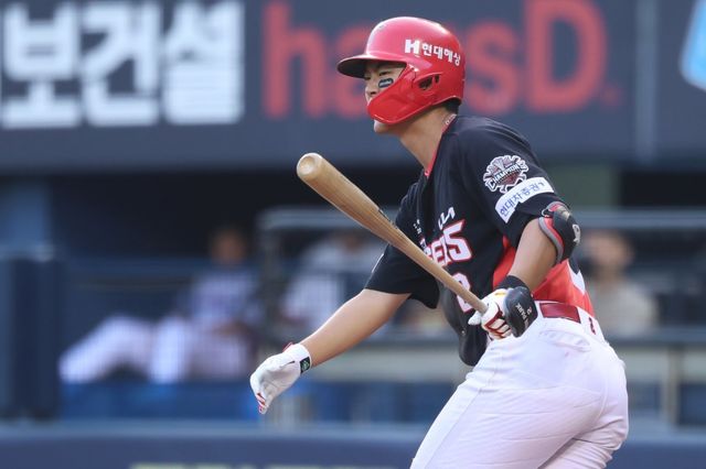 KIA 박민은 사구 트라우마를 극복하고, 타석에서 결과를 만들어내고 있다. 박민의 활약은 내야진에 큰 힘이 되고 있다. 사진제공｜KIA 타이거즈
