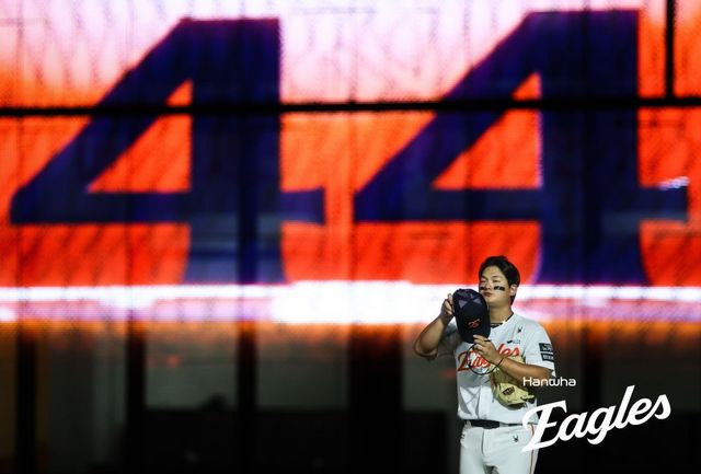 한화 투수 김서현은 12일 대전 한화생명볼파크에서 생애 첫 1군 올스타전에 출전하는 소감을 밝히며 후반기 더욱 강렬한 투구를 예고했다. 사진제공｜한화 이글스