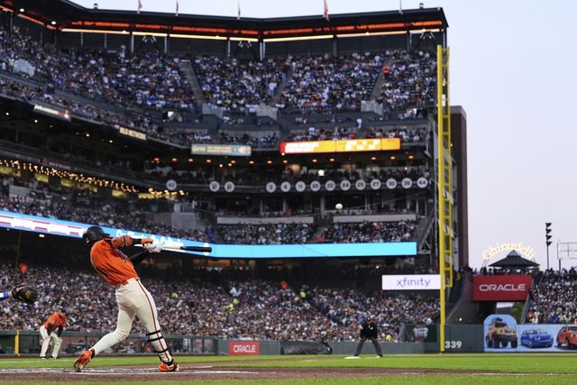 샌프란시스코 이정후는 12일 다저스전에서 6번타자 중견수로 선발출전해 결승 2타점 3루타를 포함해 4타수 3안타 3타점으로 활약했다. 샌프란시스코(미 캘리포니아주)｜AP뉴시스