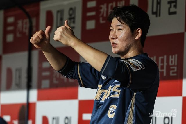 NC 박민우는 전반기 뛰어난 타격감을 선보였다. 그는 2020시즌 이후 5년 만에 2루수 부문 골든 글러브 수상에 도전한다. 사진제공｜NC 다이노스