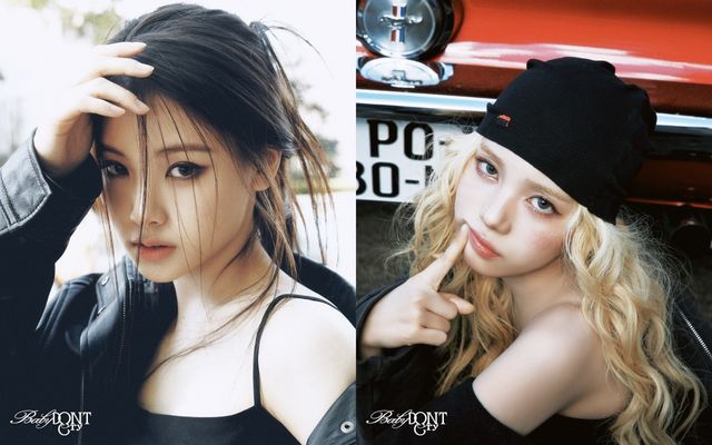 그룹 Baby DONT Cry 이현(왼쪽)과 미아. 사진제공ㅣ피네이션