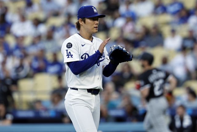 LA 다저스 야마모토 요시노부. LA｜AP뉴시스