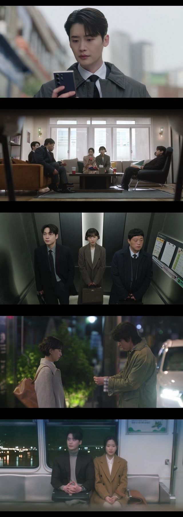 ‘서초동’ 6회에서는 이종석과 문가영이 첫 협업 소송에서 승소를 이끌어내며 묘한 기류를 형성했다. 사진제공 | tvN