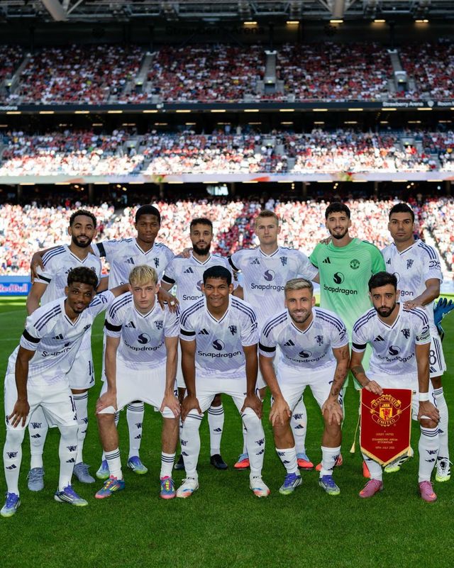 맨체스터 유나이티드는 19일(한국시간) 스웨덴 스톡홀름에 위치한 스트로베리 아레나에서 열린 리즈 유나이티드(잉글랜드)와 친선전에서 0-0 무승부를 거뒀다. 사진출처｜맨체스터 유나이티드 페이스북