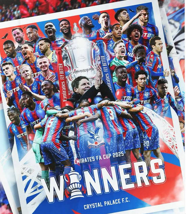 크리스탈 팰리스는 2024~2025시즌 FA컵 우승으로 2025~2026시즌 UEL 출전권을 획득했다. 그러나 UEFA는 크리스탈 팰리스가 다중 구단 소유 기준을 위반했다고 판단해 이들의 출전권을 박탈한 뒤, UECL에 출전하도록 조처했다. 이를 놓고 영국 매체들은 UEFA의 조처가 부당하다고 연일 비판하고 있다. 사진출처│크리스탈 팰리스 인스타그램