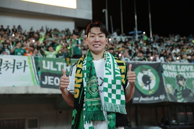 전북 강상윤은 올 시즌 전북의 리그 선두질주에 큰 힘을 보태고 있다. 왕성한 활동량과 공격지역에서의 기회 포착 능력이 강점인 그는 가파른 상승세를 타고 있다. 사진제공｜한국프로축구연맹