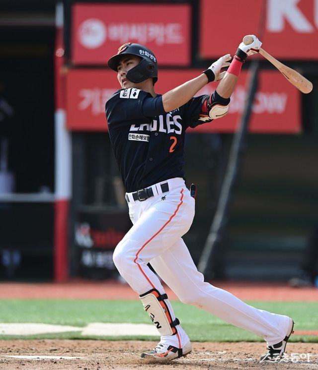 한화 심우준은 안정된 유격수 수비로 팀의 승리 확률을 높이고 있다. 타격 지표는 하위권이지만, 한화의 내야를 안정시켰다는 평가를 받고 있다. 스포츠동아 DB