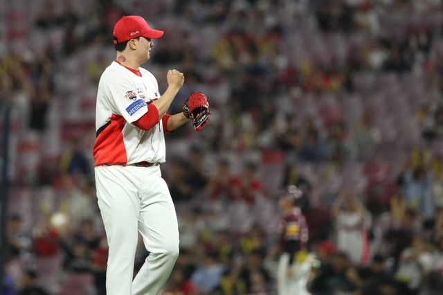 정해영(사진)은 22일 광주 LG전에서 9회초 박해민에게 동점 3점 홈런을 내줘 패전투수가 됐다. 사진제공｜KIA 타이거즈