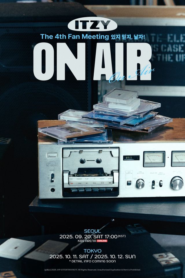 있지(ITZY)가 팬들과 다시 한 번 하늘을 난다. 다가오는 가을, 서울과 도쿄에서 네 번째 공식 팬미팅 ‘있지 믿지, 날자! ON AIR’를 개최한다. 사진제공 | JYP 엔터테인먼트