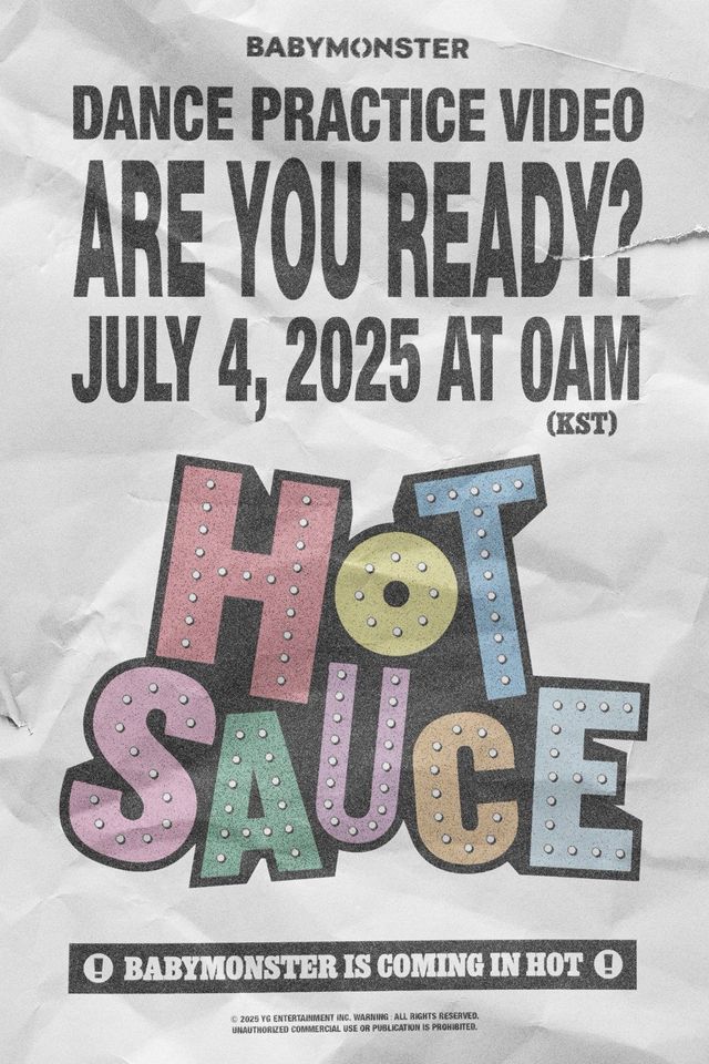 베이비몬스터가 신곡 ‘HOT SAUCE’ 안무 연습 영상을 4일 0시에 전격 공개하며, 뮤직비디오에서 담지 못한 퍼포먼스 본연의 매력을 드러낸다. 사진제공|YG 엔터테인먼트