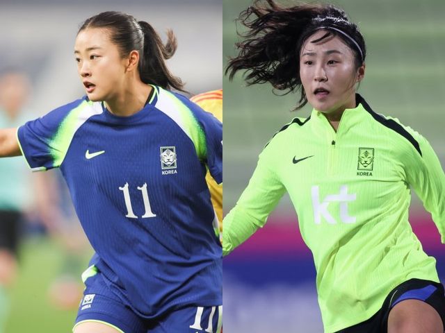 여자축구대표팀 핵심 공격수 최유리(왼쪽)에 이어 주장 이영주(오른쪽)까지 부상으로 E-1 챔피언십 명단에서 제외됐다. 신상우 감독의 용병술이 필요할 때다. 사진제공｜대한축구협회